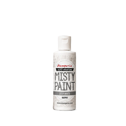 Stamperia Art Stories Misty Paint Deep White 60ml Preorder*