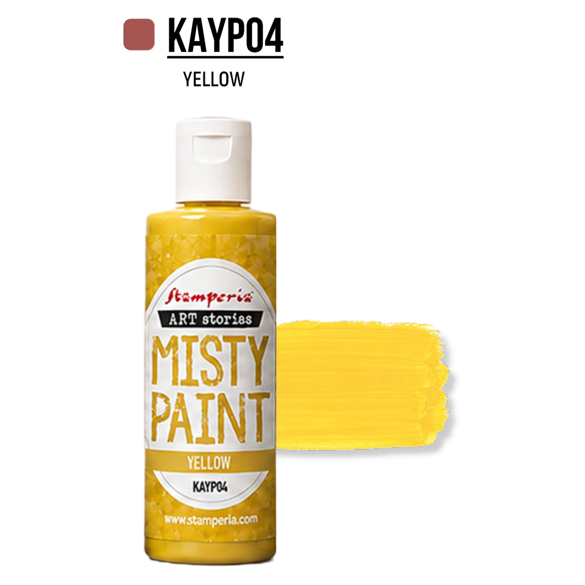 Stamperia Art Stories Misty Paint Yellow 60ml Preorder*