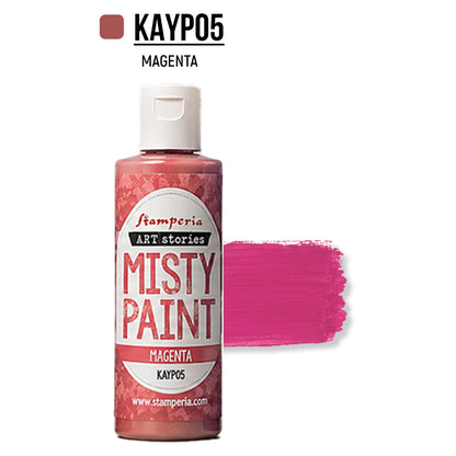 Stamperia Art Stories Misty Paint Magenta 60ml Preorder*