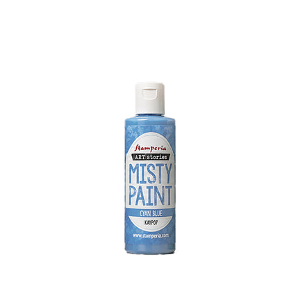 Stamperia Art Stories Misty Paint Cyan Blue 60ml Preorder*