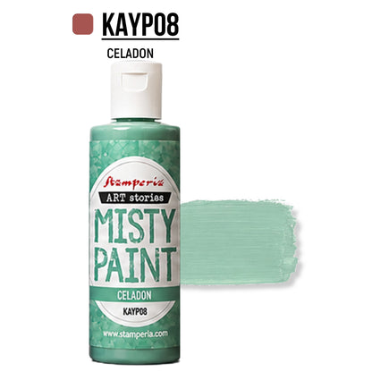 Stamperia Art Stories Misty Paint Celadon 60ml Preorder*
