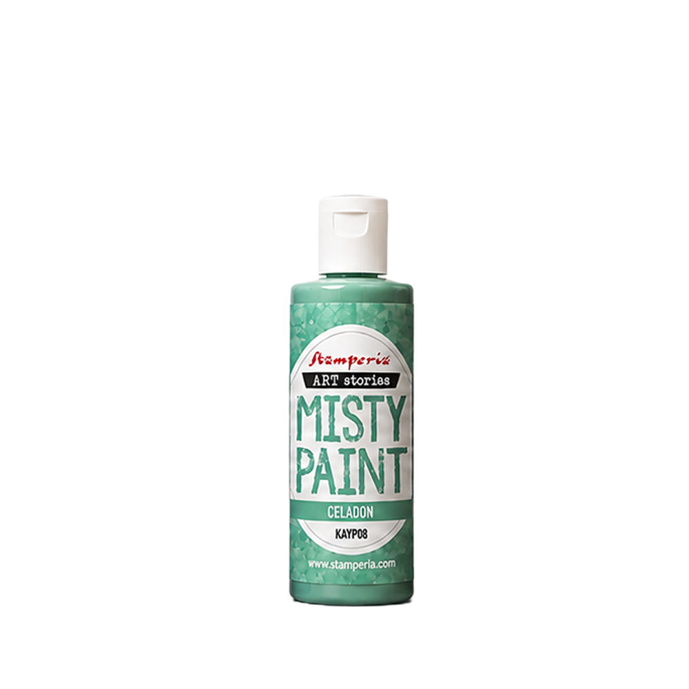 Stamperia Art Stories Misty Paint Celadon 60ml Preorder*