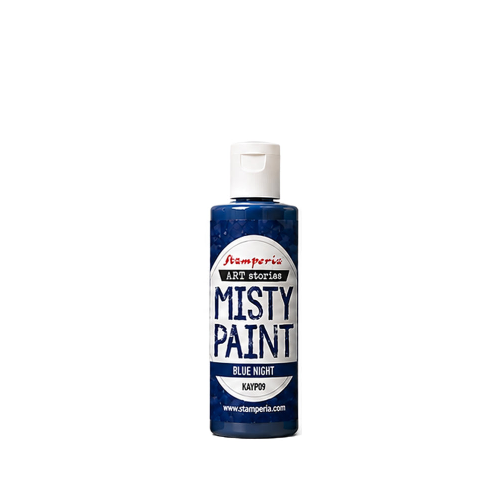 Stamperia Art Stories Misty Paint Blue Night 60ml Preorder*