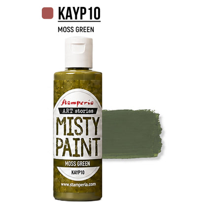 Stamperia Art Stories Misty Paint Moss Green 60ml Preorder*