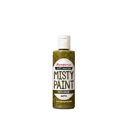Stamperia Art Stories Misty Paint Moss Green 60ml Preorder*