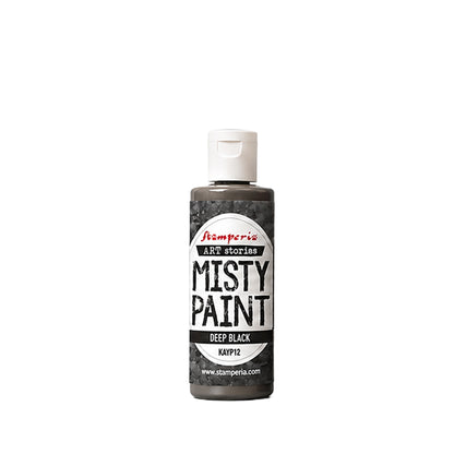 Stamperia Art StoriesMisty Paint Deep Black 60ml Preorder*