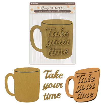 Stamperia Whispering Woods MDF Crafty Shapes Blank Cup