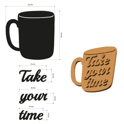 Stamperia Whispering Woods MDF Crafty Shapes Blank Cup