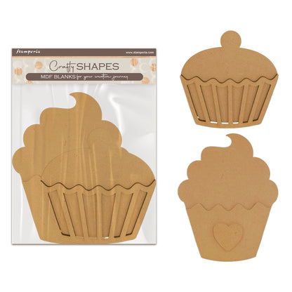Stamperia Coffee and Chocolate MDF Crafty Shapes Blanks Sweet