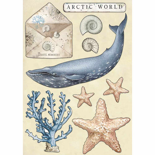 Stamperia A5 Coloured Shape - Arctic world