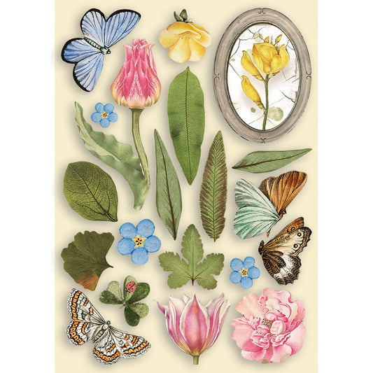 Stamperia A5 Coloured Shape Romantic Garden House