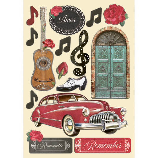Stamperia A5 Coloured Shape Desire
