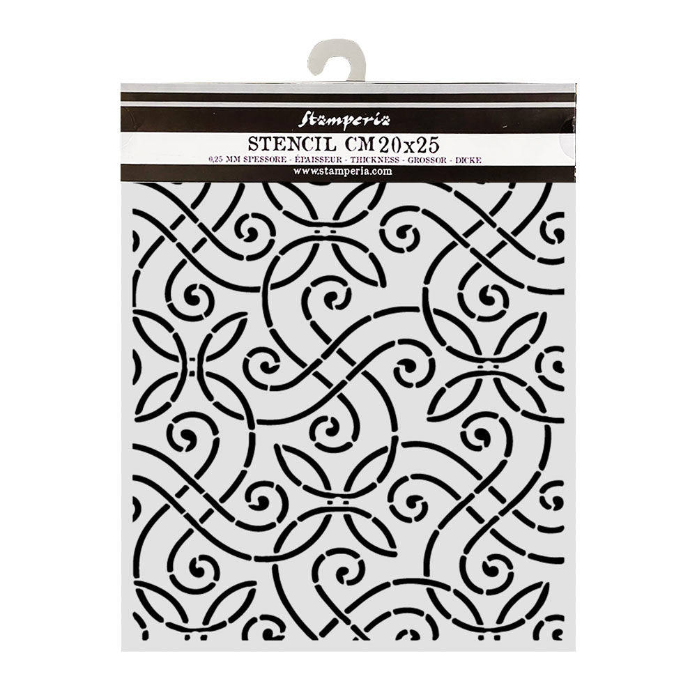 Stamperia Our Way Thick Stencils 20x25cm Artistic Pattern