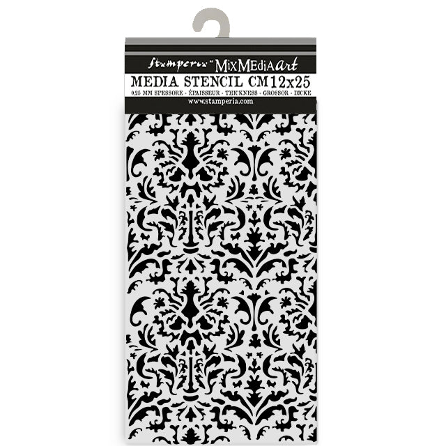 Stamperia Venice City of Art Thick Stencil 12X25cm Tapestry
