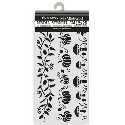 Stamperia Whispering Woods Thick Stencil 12x25cm 3 Stripes