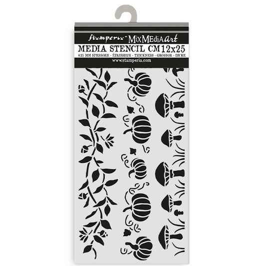 Stamperia Whispering Woods Thick Stencil 12x25cm 3 Stripes