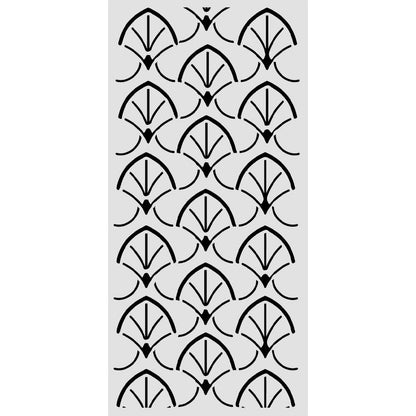 Stamperia Oriental Garden Thick Stencils 12x25cm Borders