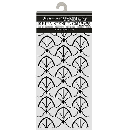 Stamperia Oriental Garden Thick Stencils 12x25cm Borders