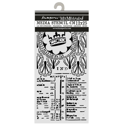Stamperia Our Way Thick Stencils 12x25cm Crown