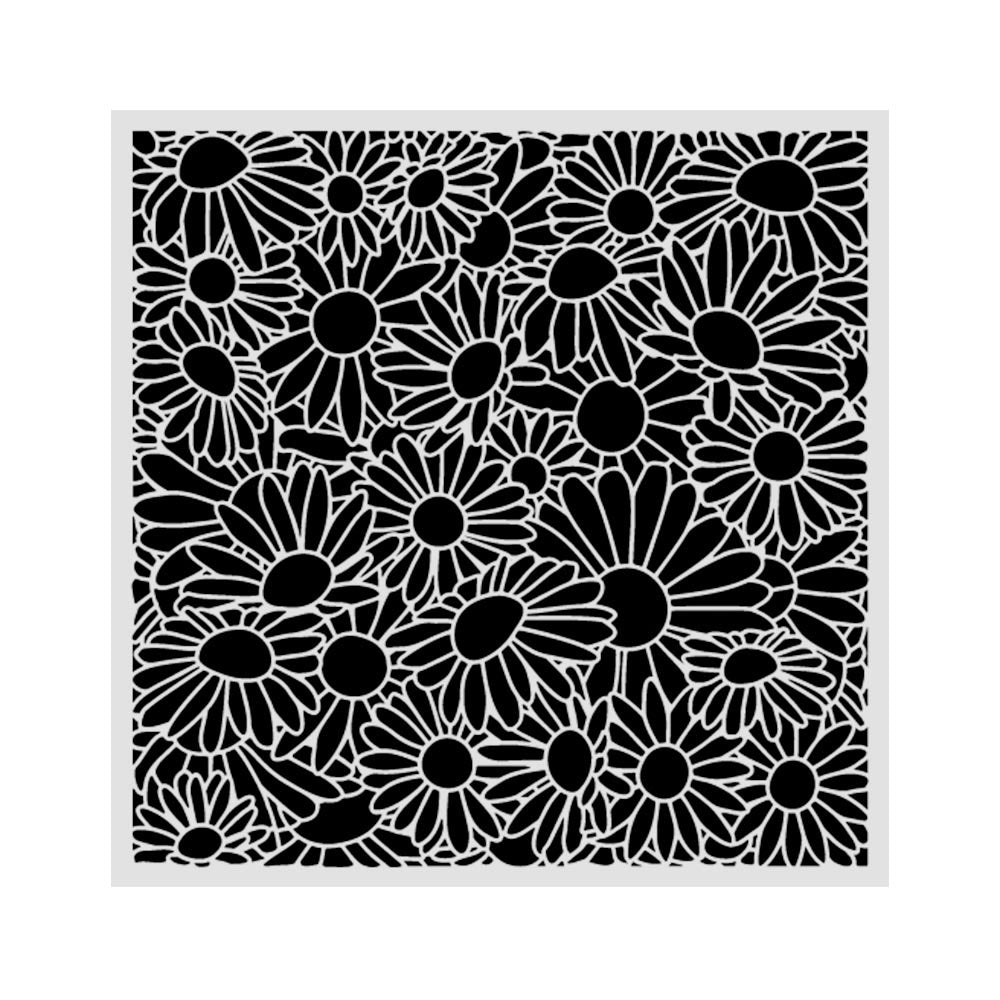 Stamperia Daisy Art Thick Stencil 18x18cm Daisies Pattern