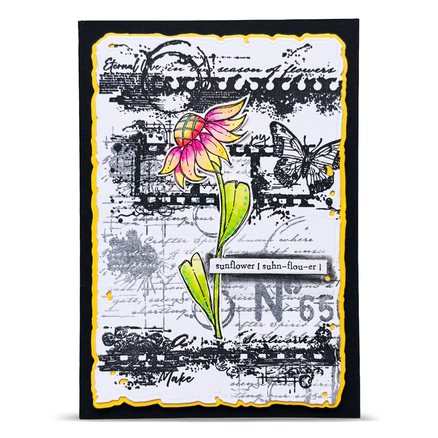 #851 - A7 Clear Stamp Set - Rise & Shine