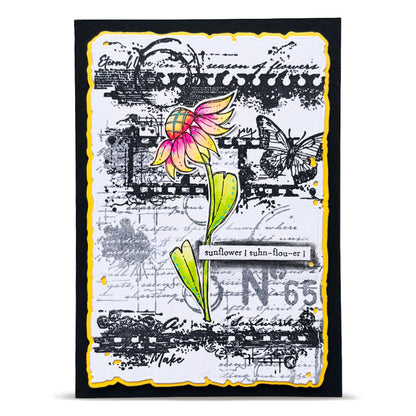 #851 - A7 Clear Stamp Set - Rise & Shine