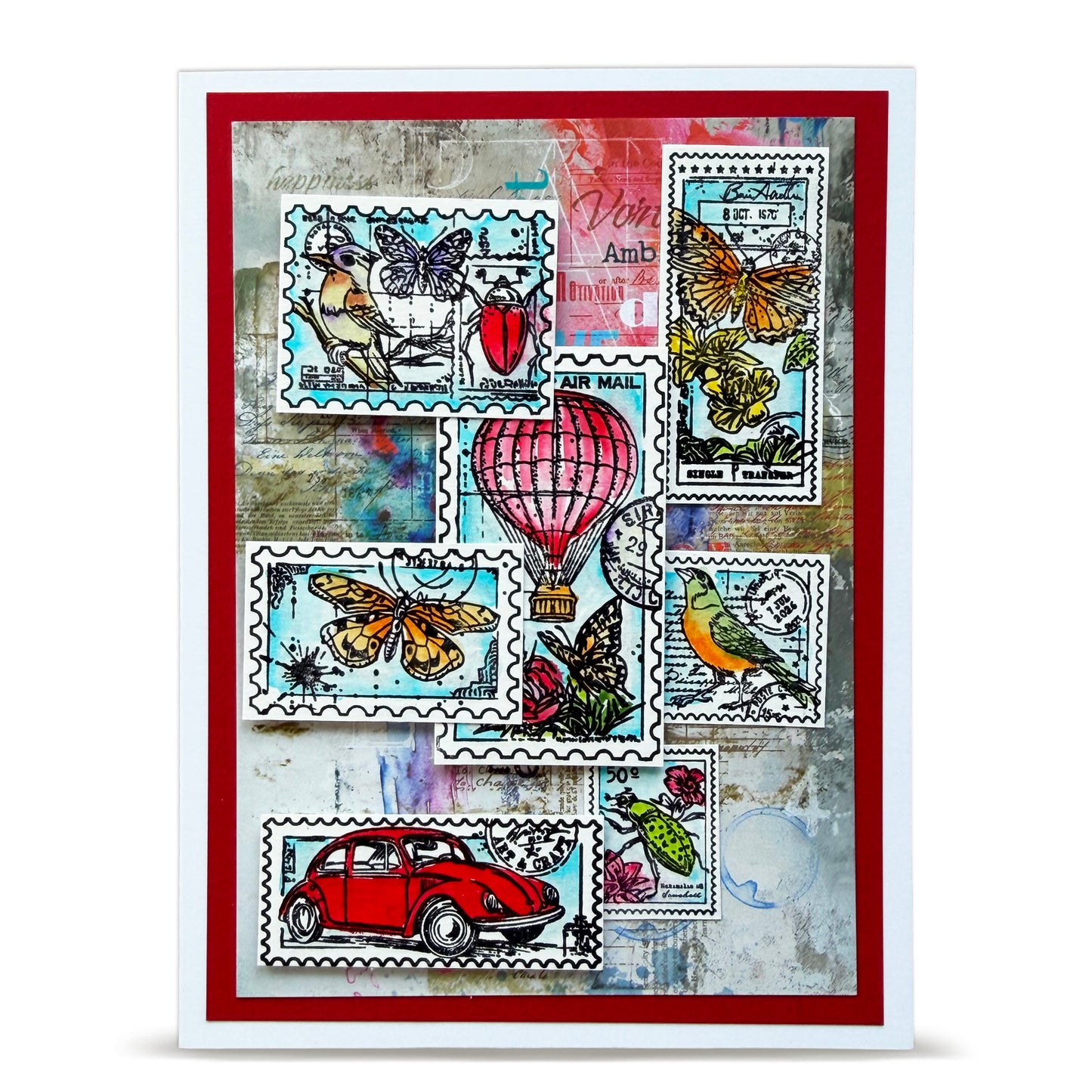 Autour de Mwa Geometric Gazette Stamps Bundle