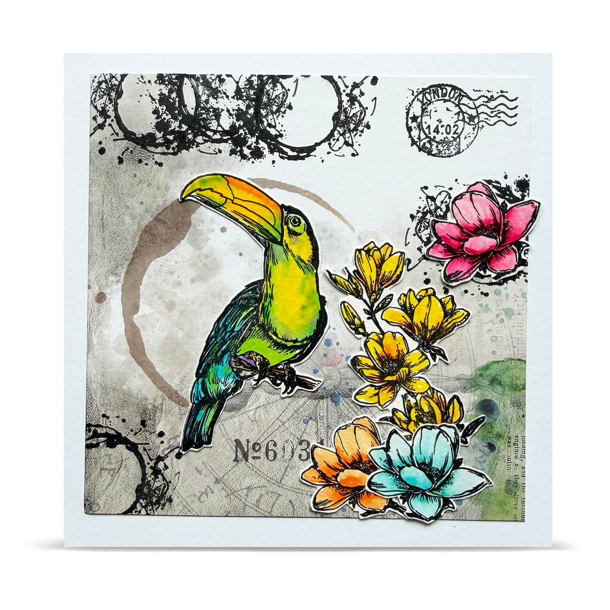 TP-1347 - A6 Stamp Set - Bubbly Toucan