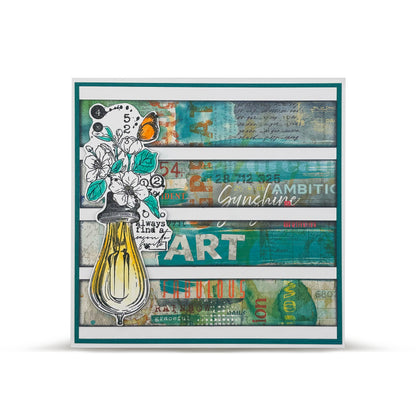 #621 - A5 Clear Stamp Set - Filaments & Feathers