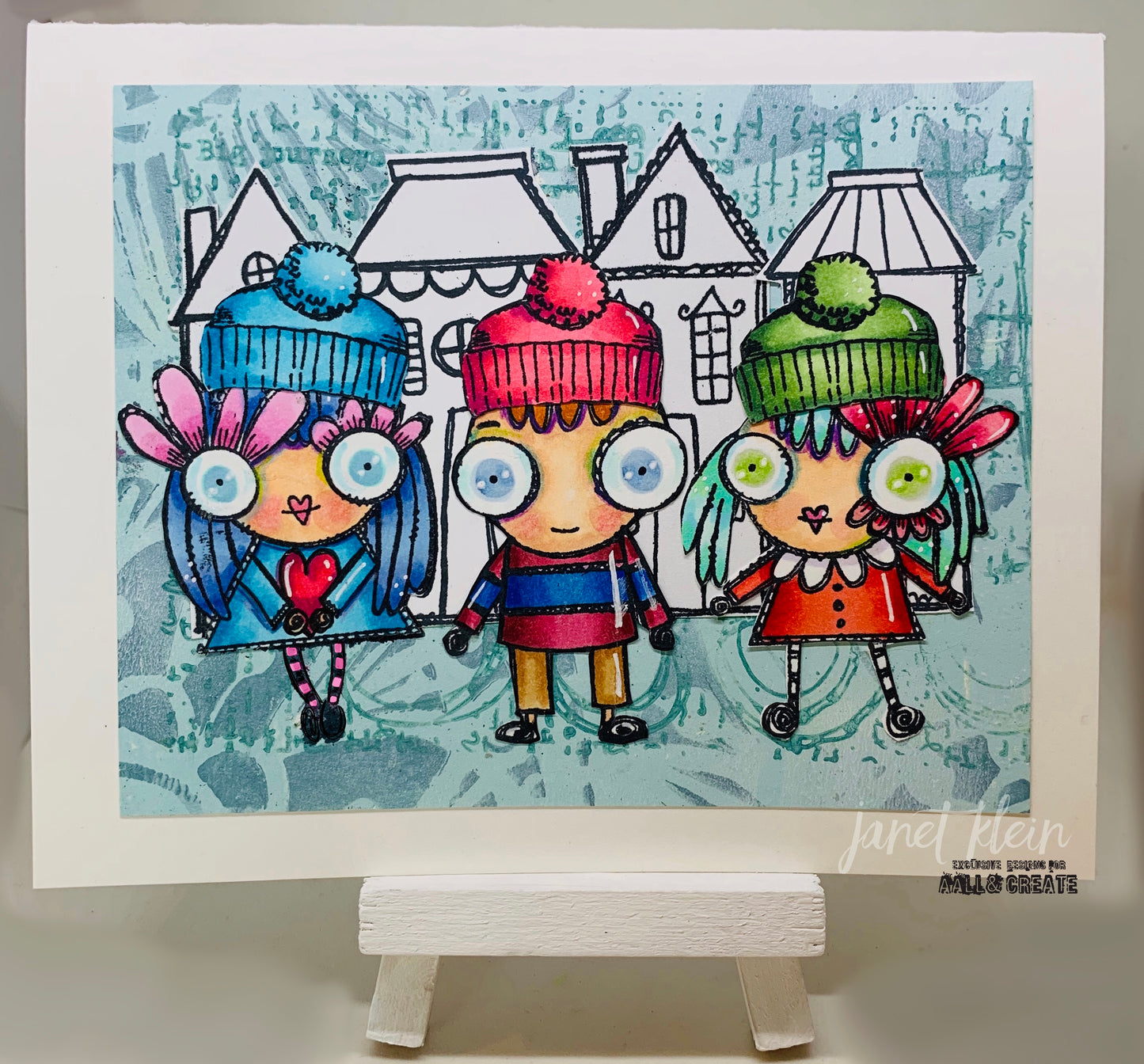 #284 - A6 Clear Stamp Set - Hat Drama