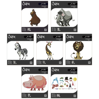 Sizzix Thinlits LARGE Colorize Character and Accessories Bundle