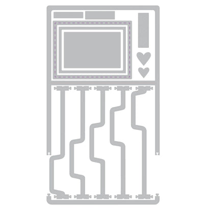 Sizzix Thinlits Die Set 15PK - Snap and Swap File Folders by 49 and Market