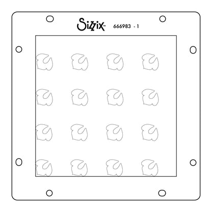 Sizzix Rotating Stencils 1PK Flower Power