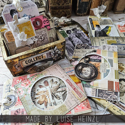 Idea-ology Tim Holtz Collage Strips Large-30 Pieces
