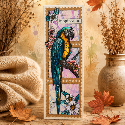 TP-1348 - A6 Stamp Set - Parrot Song