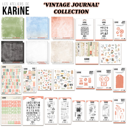 Les Ateliers De Karine Vintage Journal Complete Collection