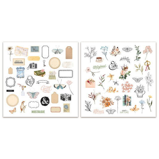 Les Ateliers De Karine Vintage Journal Die Cuts Bundle