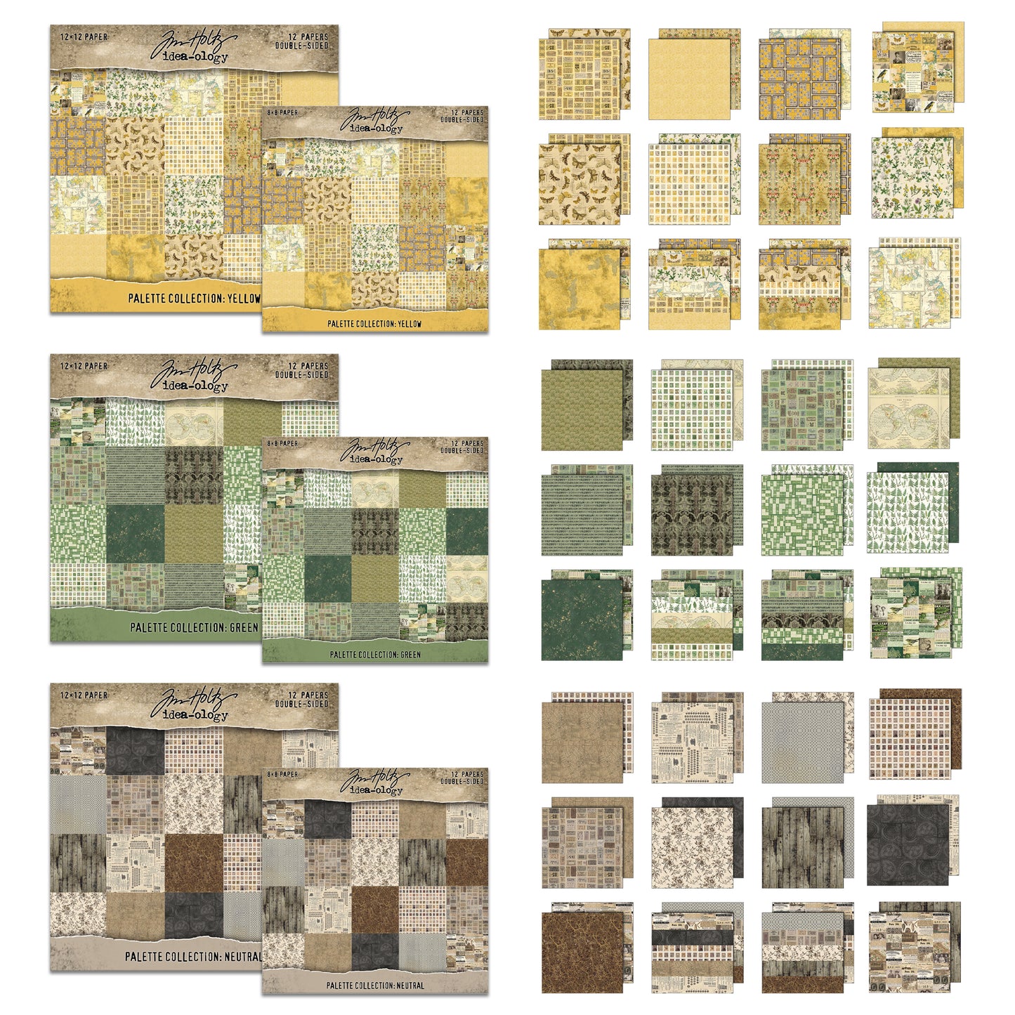 Tim Holtz idea-ology Palette Paper Collection March 2026 Preorder*