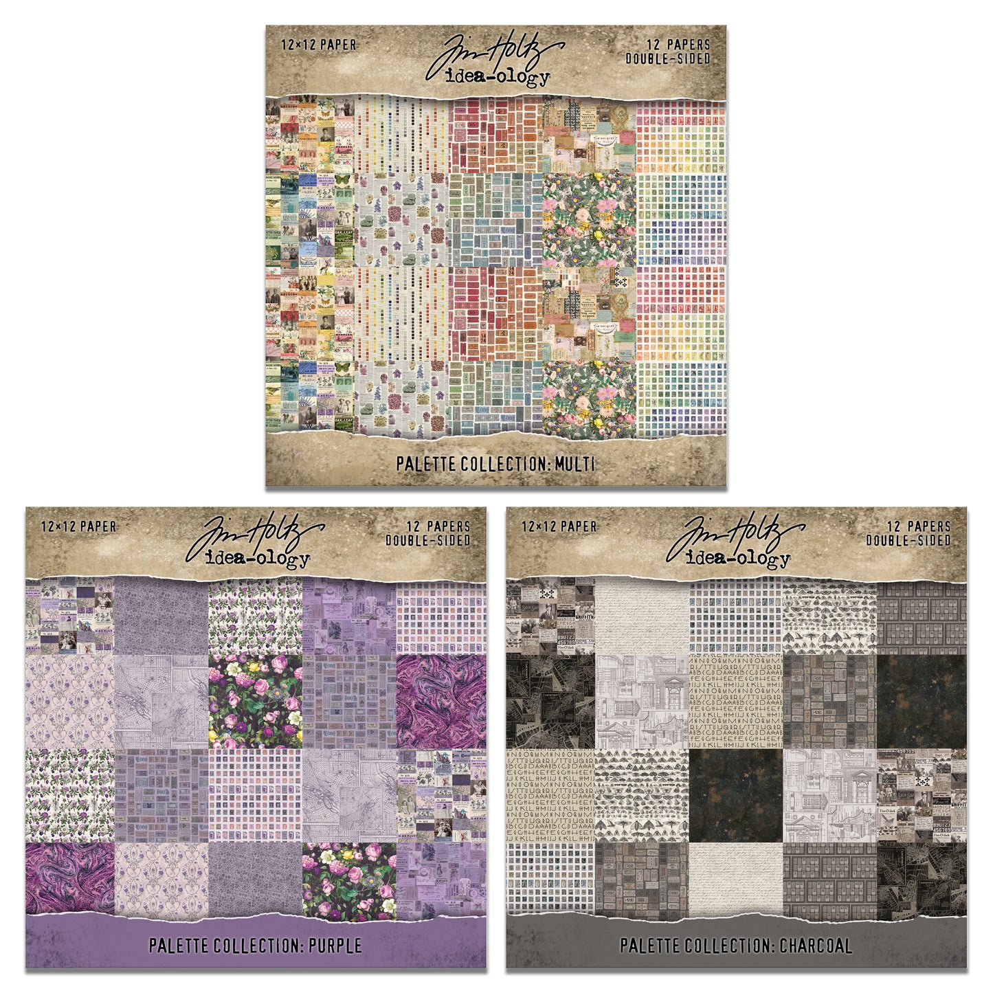 Tim Holtz idea-ology 12x12 Palette Paper Collection July 2026 Preorder*