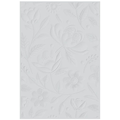 Sizzix 3D Textured Impressions Embossing Folder Happy Garden #1 by Catherine Pooler