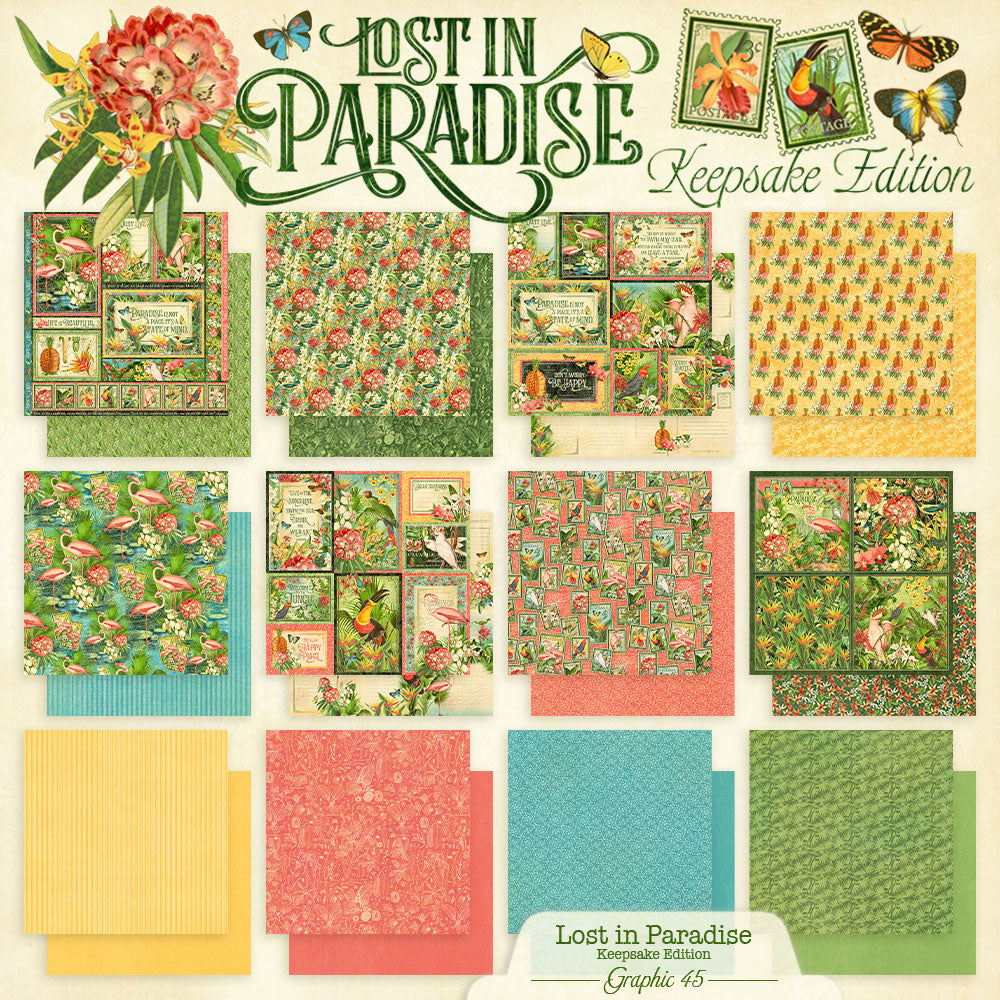 Graphic45 Lost in Paradise - Updated Keepsake Edition Preorder*