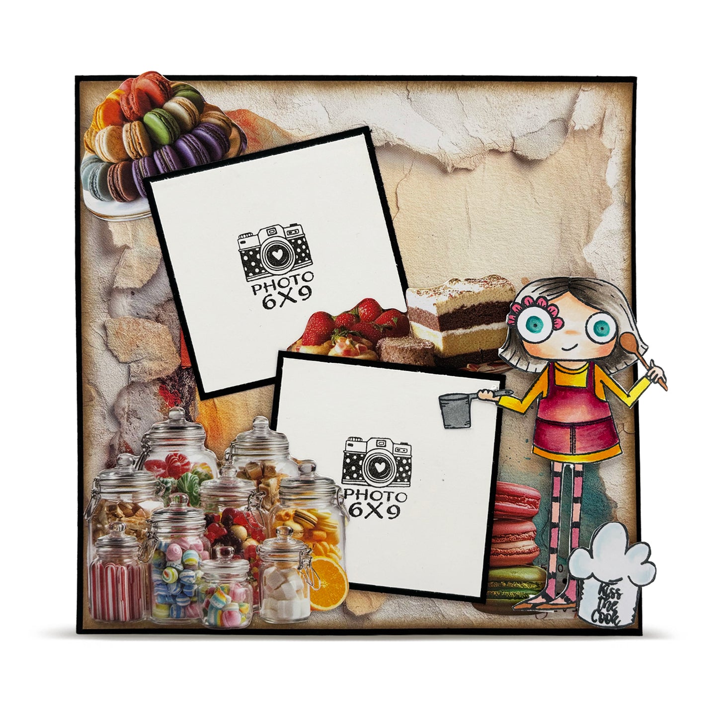 #818 - A7 Clear Stamp Set - Stir It Up