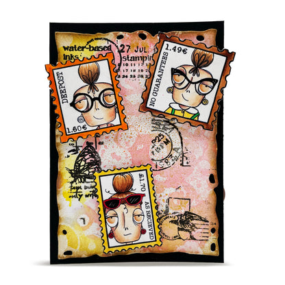 TP-1378 - A7 Stamp Sets - Miss Dee First Class