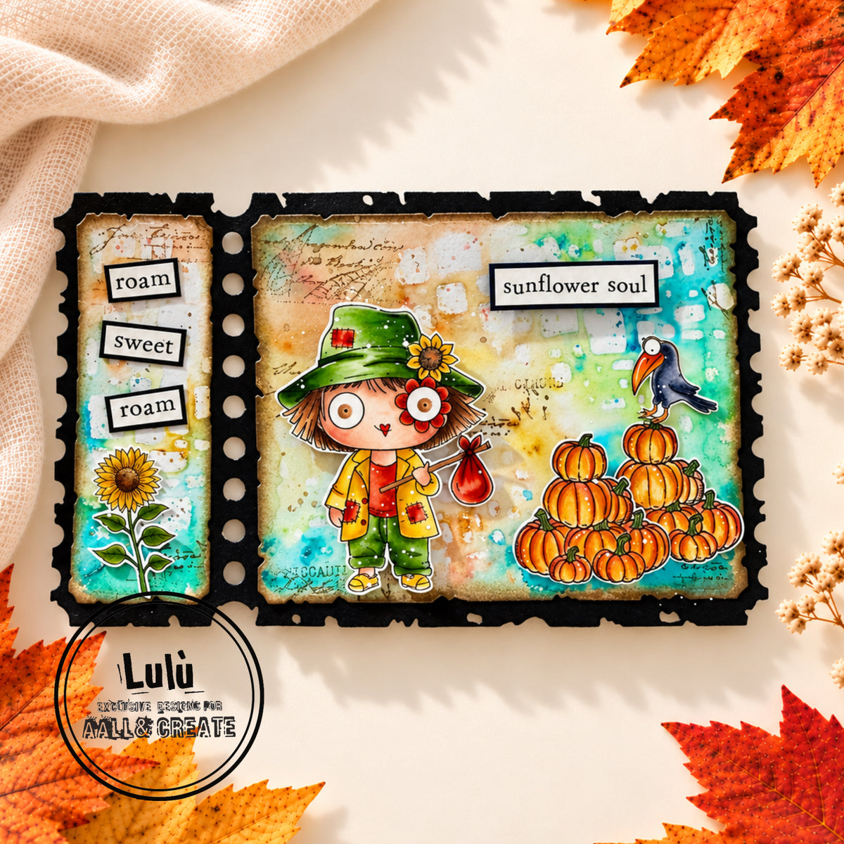 TP-1510 - A7 Stamp Set - Crow and Twig