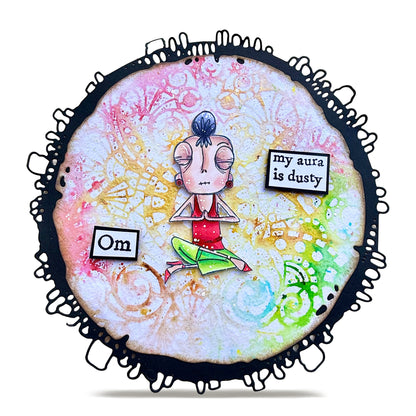 #764 - A7 Clear Stamp Set - Om Dee