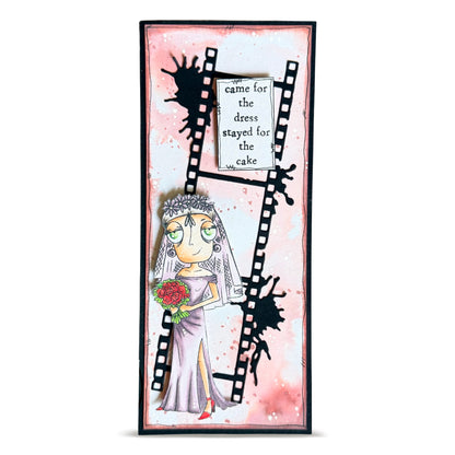 TP-1450 - A7 Stamp Set - Runaway Bride Dee