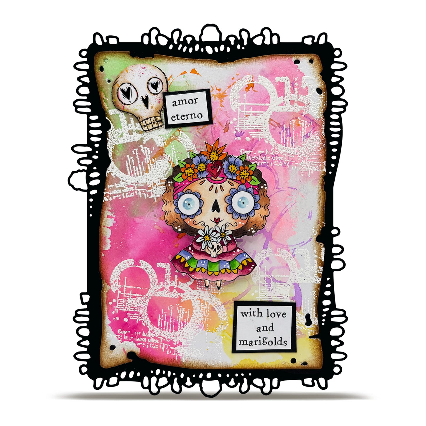 #153 - 6"x6" Stencil - Confection