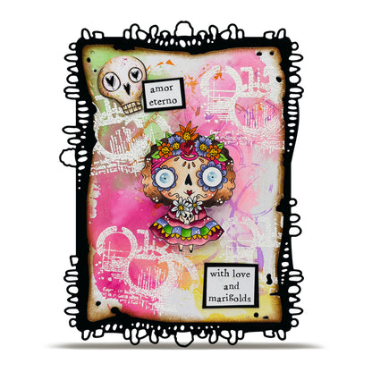 #153 - 6"x6" Stencil - Confection