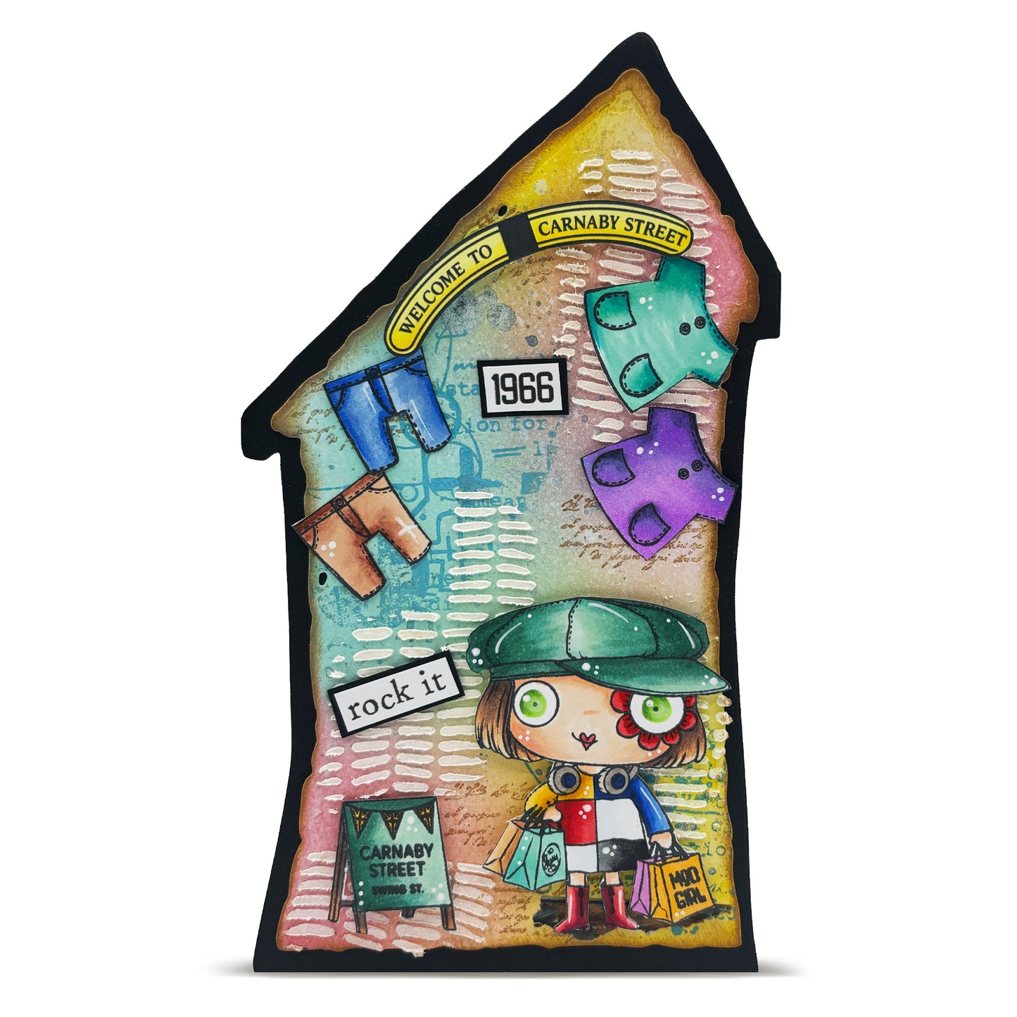 #520 - A6 Clear Stamp Set - Wash & Dry