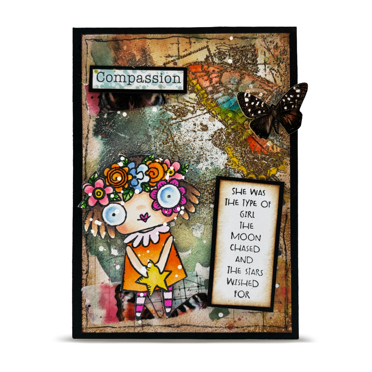 #MT-143 -  Washi Tape - Petals Kiss (Layer-It-Up!)